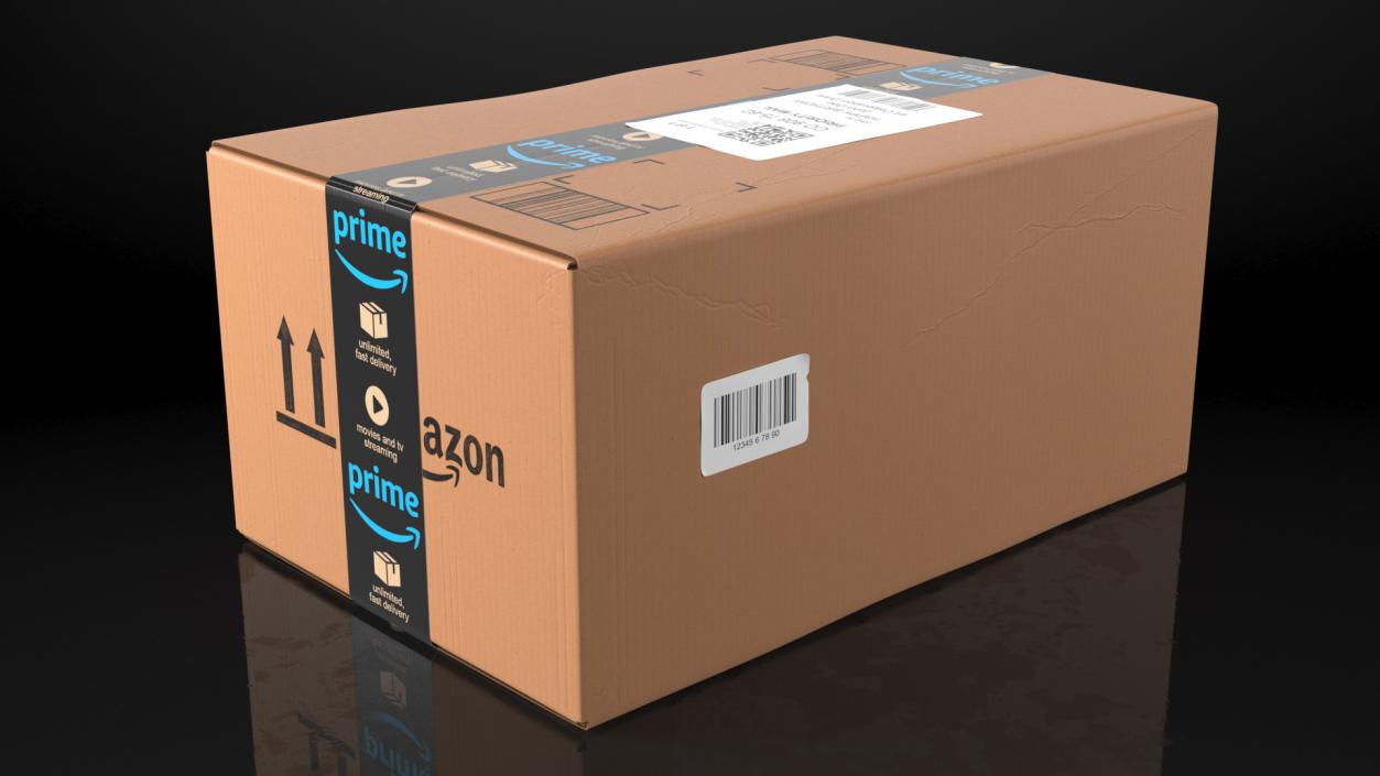 Amazon Parcels Box 41x26x20 3D