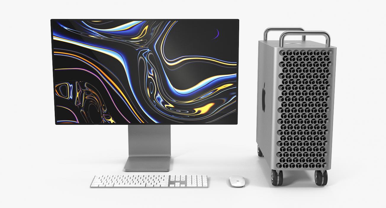 3D Mac Pro Wheels 2019 Set model