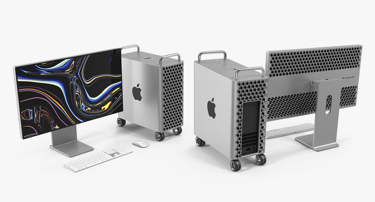 3D Mac Pro Wheels 2019 Set model