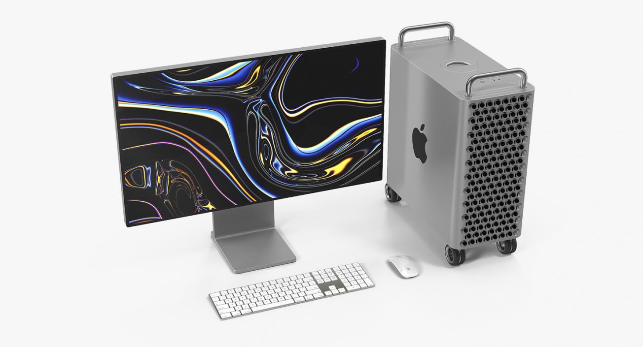 3D Mac Pro Wheels 2019 Set model