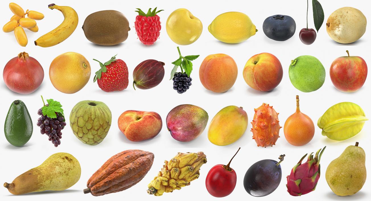 Fruits Collection 8 3D model