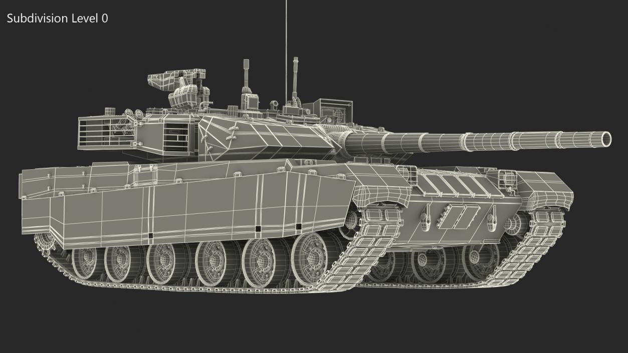 Norinco VT-4 Chinese Tank Rigged 3D