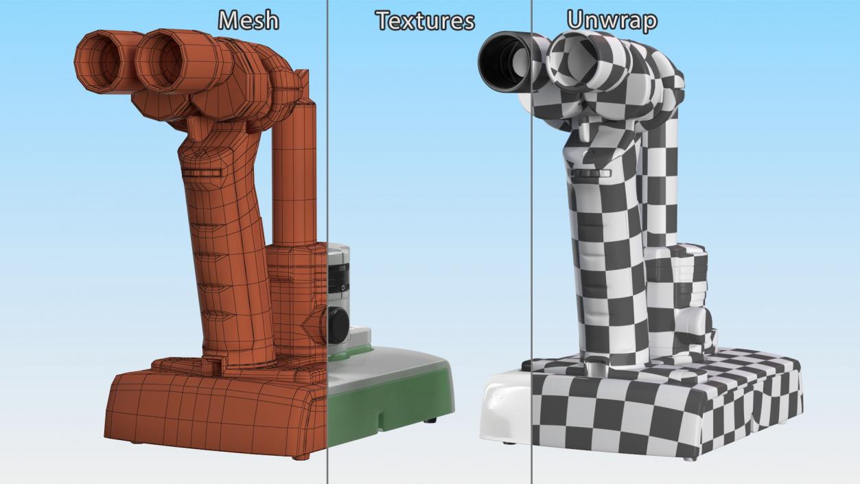 3D Portable Slit Lamp model