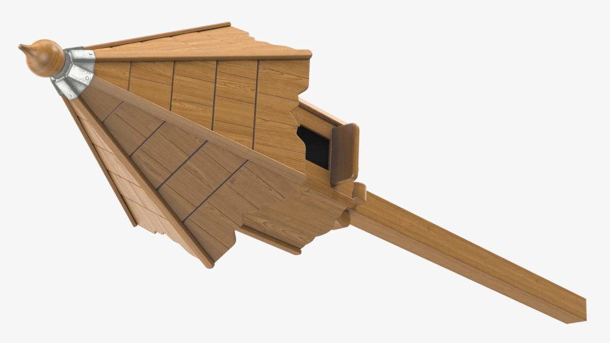 Windsor Two Nest Dovecote Wooden 3D