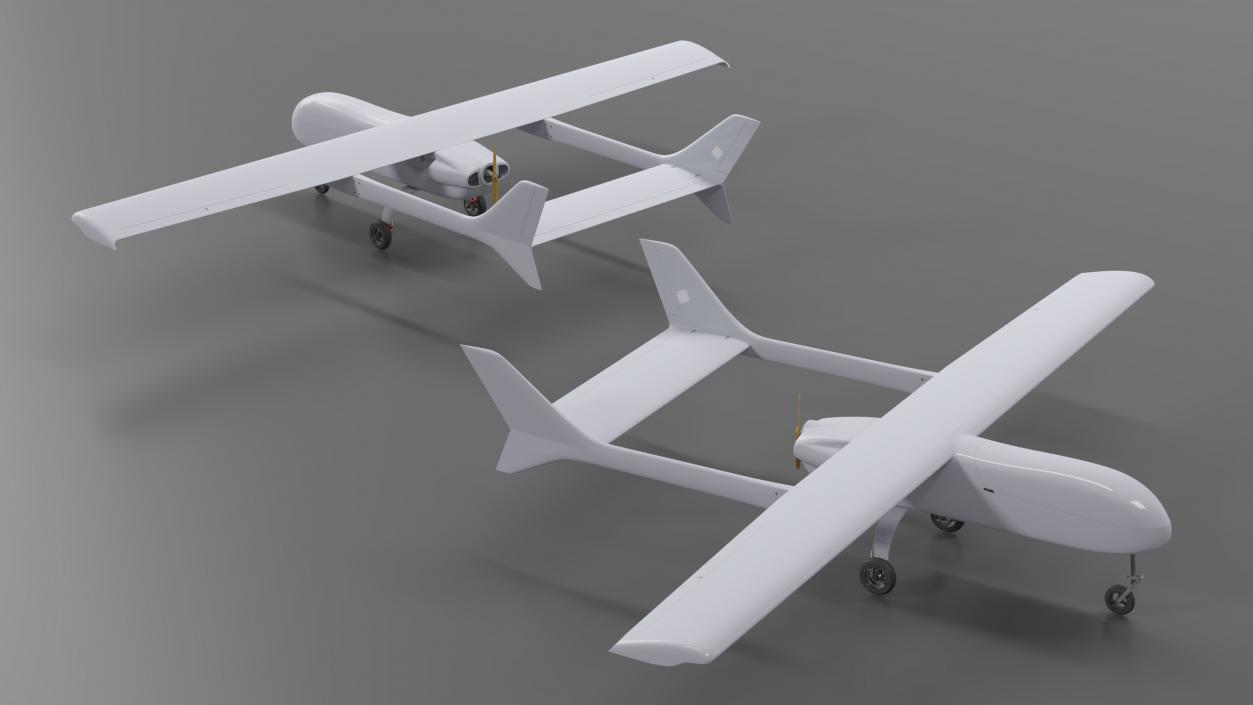 3D Mugin 5 UAV Rigged model