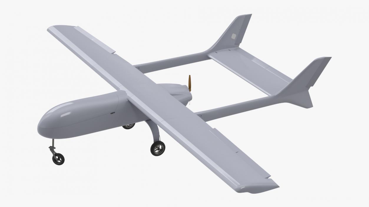 3D Mugin 5 UAV Rigged model