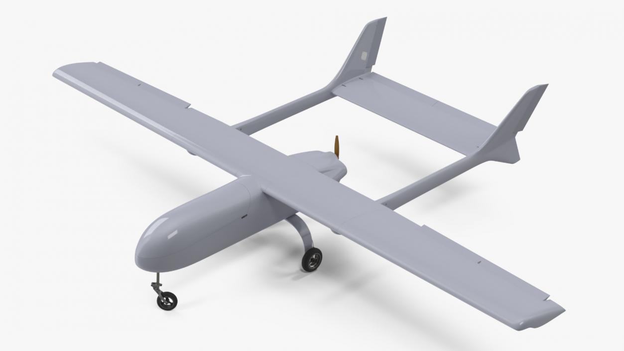 3D Mugin 5 UAV Rigged model