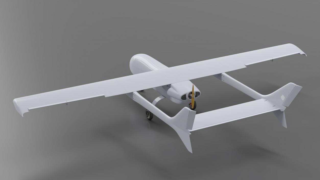 3D Mugin 5 UAV Rigged model