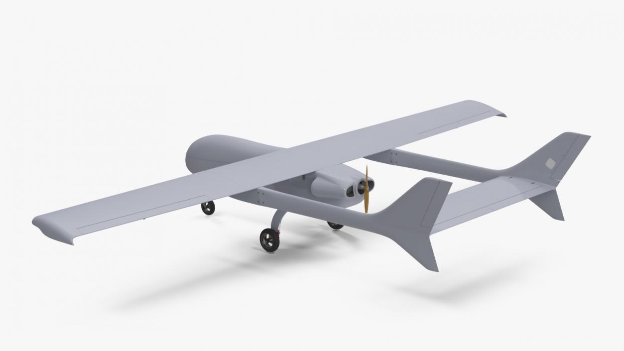 3D Mugin 5 UAV Rigged model