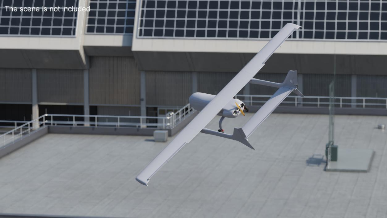 3D Mugin 5 UAV Rigged model