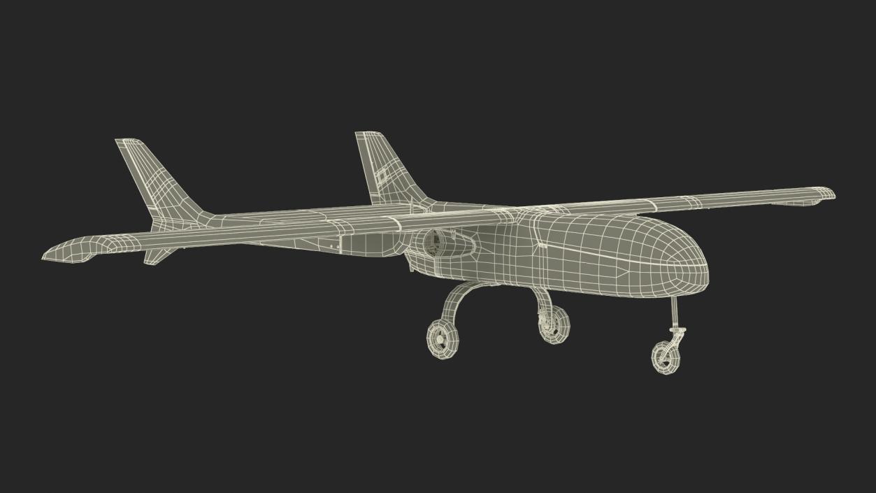 3D Mugin 5 UAV Rigged model