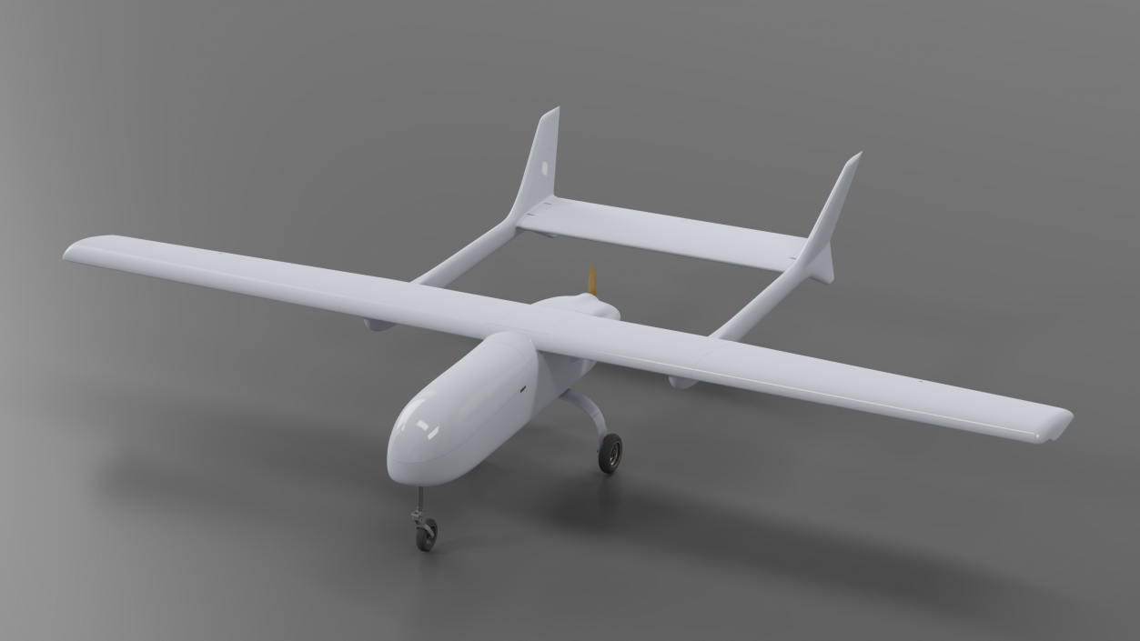 3D Mugin 5 UAV Rigged model