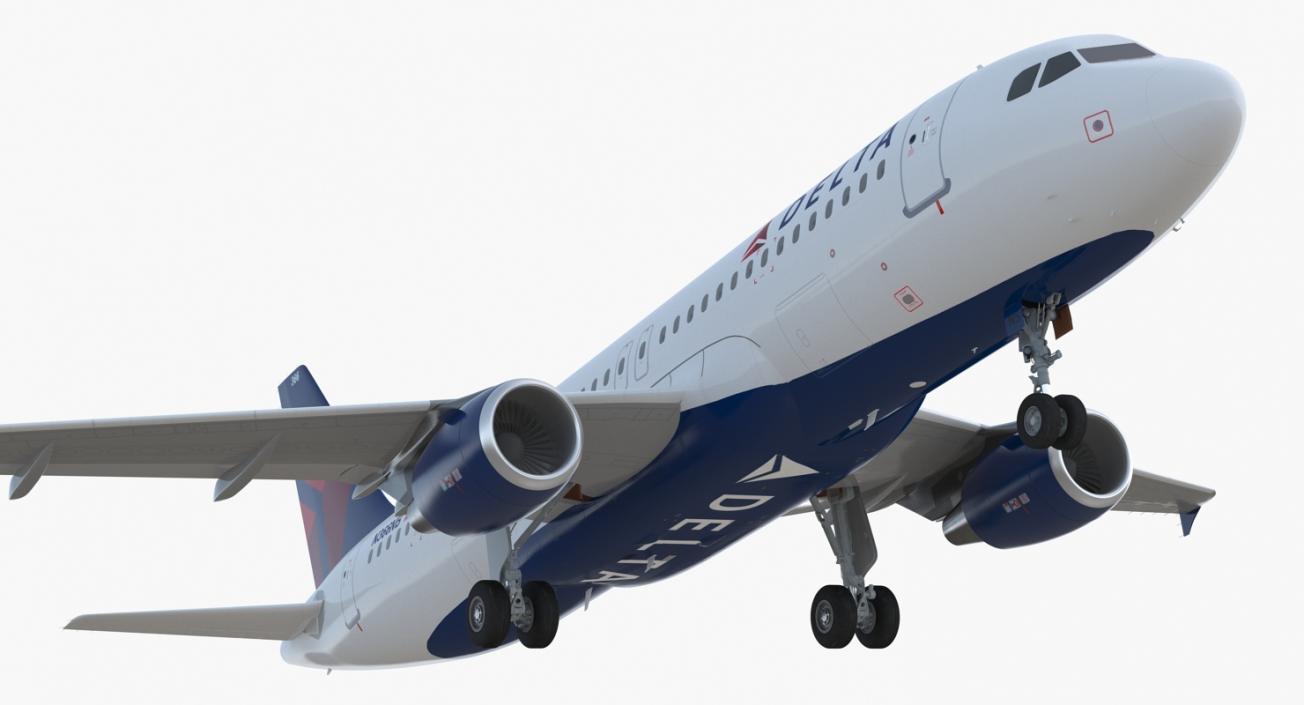 Airbus A320 Delta Air Lines 3D