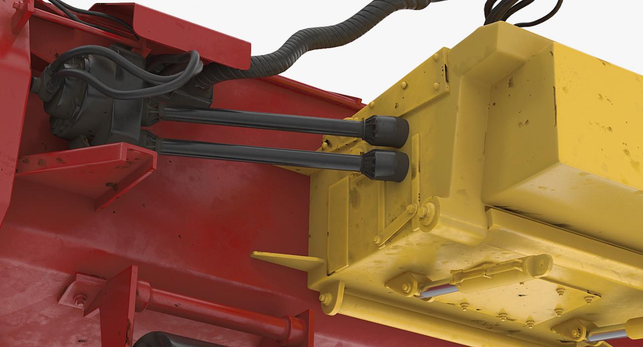 3D Combine Harvester Draper Header