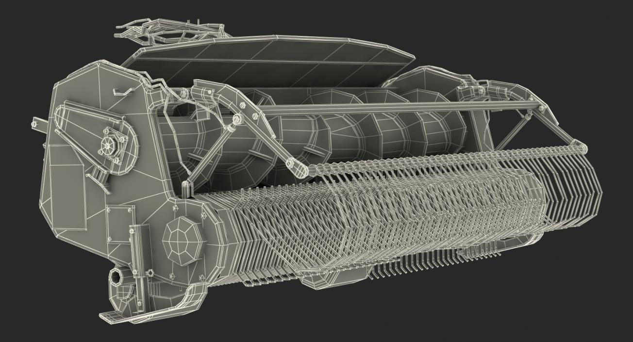 3D Combine Harvester Draper Header