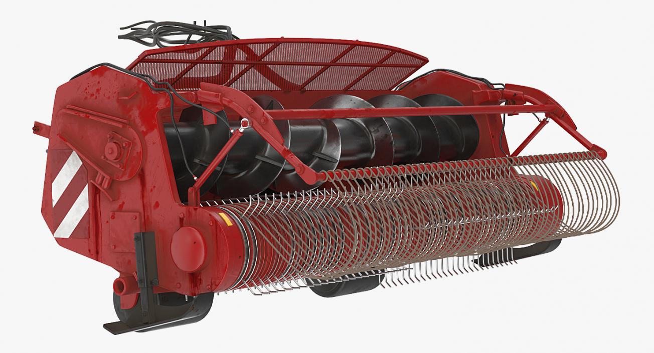 3D Combine Harvester Draper Header