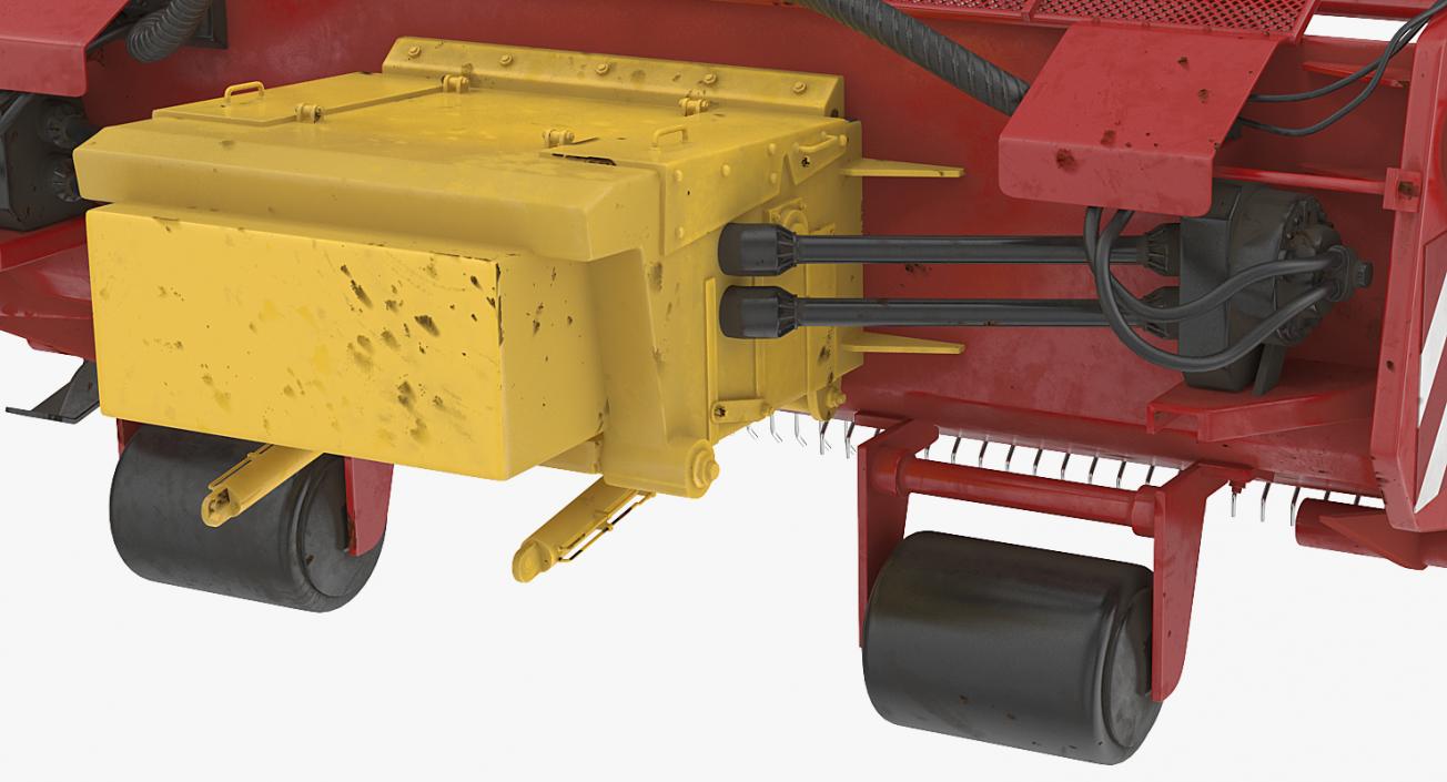 3D Combine Harvester Draper Header