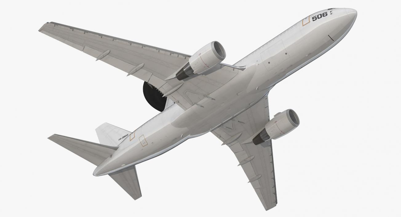 Boeing E767 AWACS Rigged 3D model