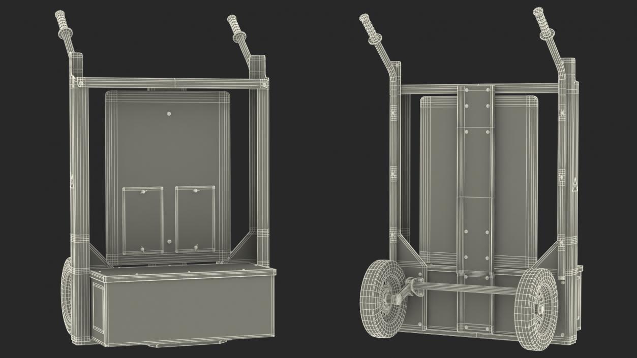 Decatur Electronics Speed Display Dolly 3D model