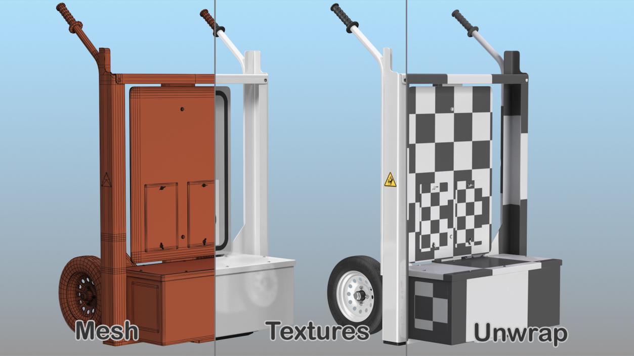 Decatur Electronics Speed Display Dolly 3D model