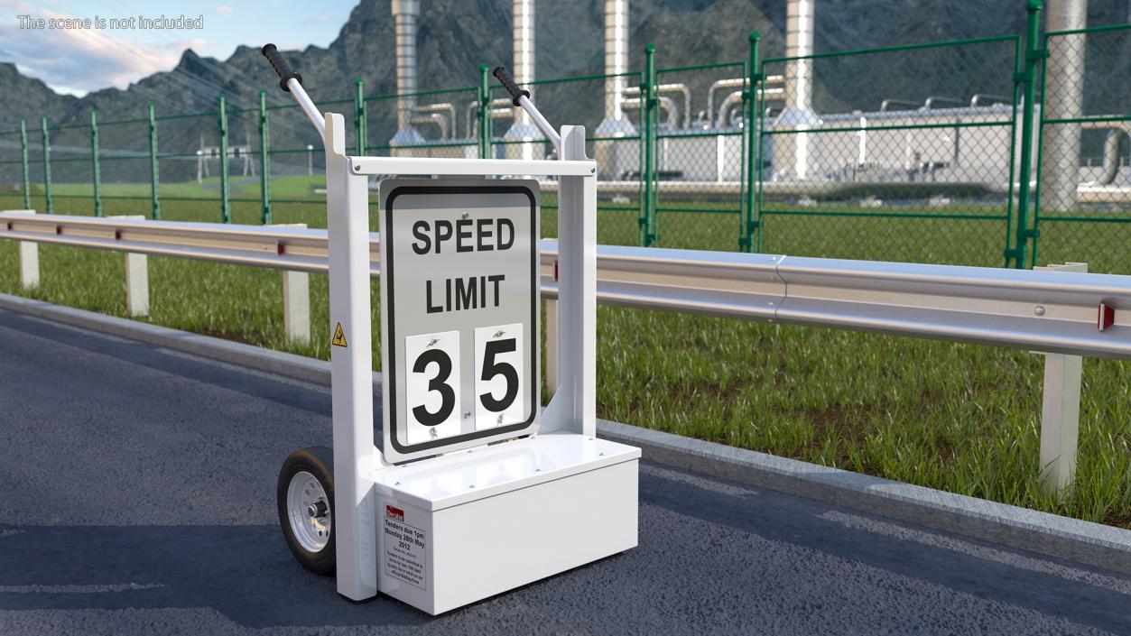 Decatur Electronics Speed Display Dolly 3D model