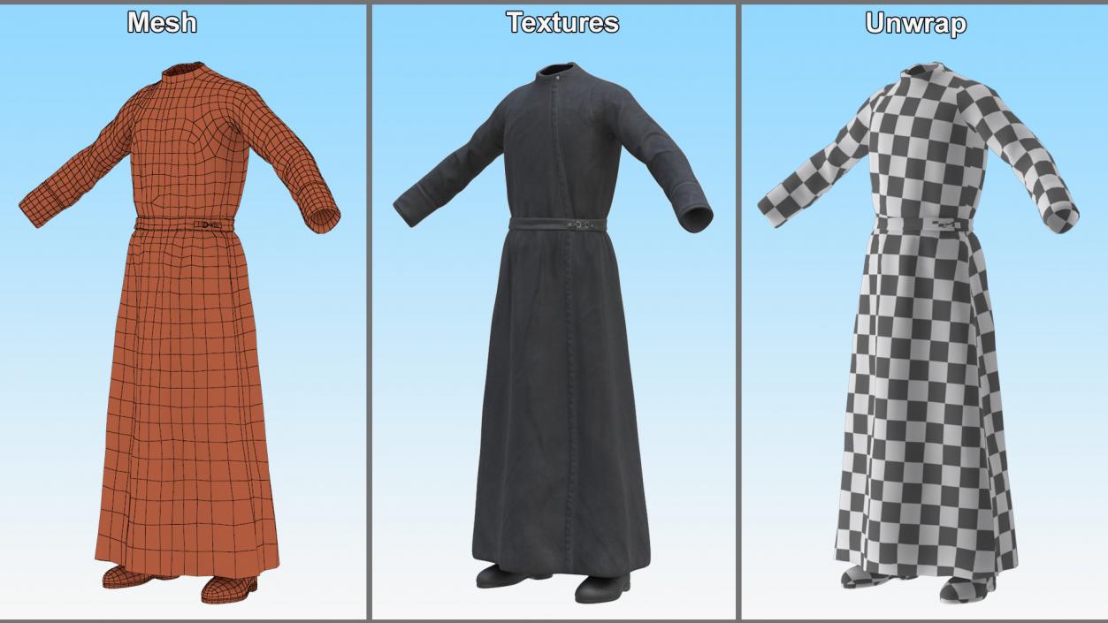 3D Orthodox Church Robes