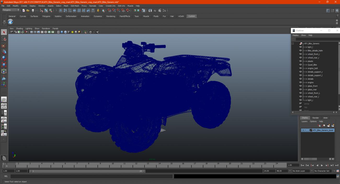 3D model ATV Bike