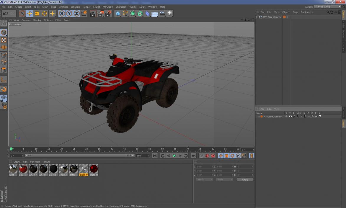 3D model ATV Bike