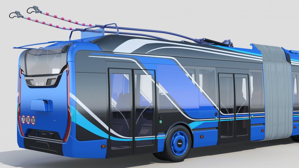 Iveco Crealis IMC Electric Trolleybus 3D