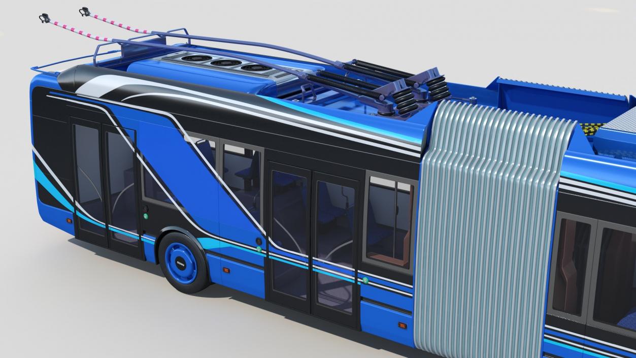 Iveco Crealis IMC Electric Trolleybus 3D