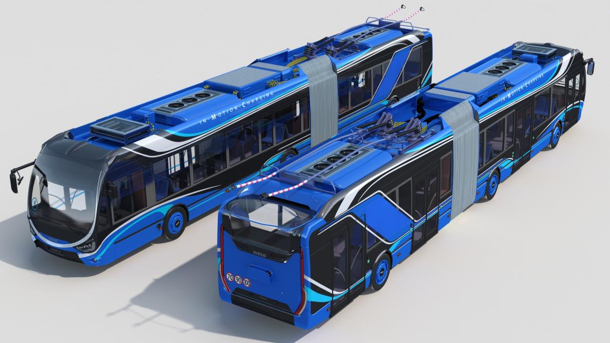 Iveco Crealis IMC Electric Trolleybus 3D