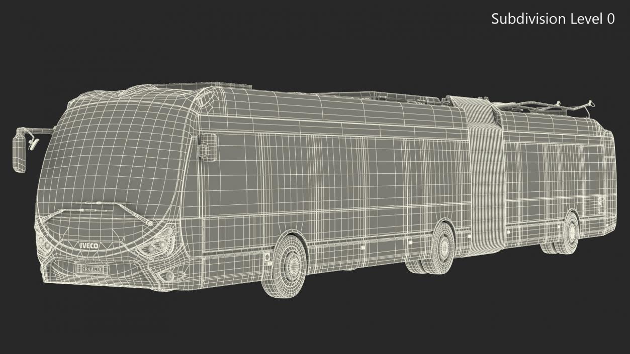 Iveco Crealis IMC Electric Trolleybus 3D