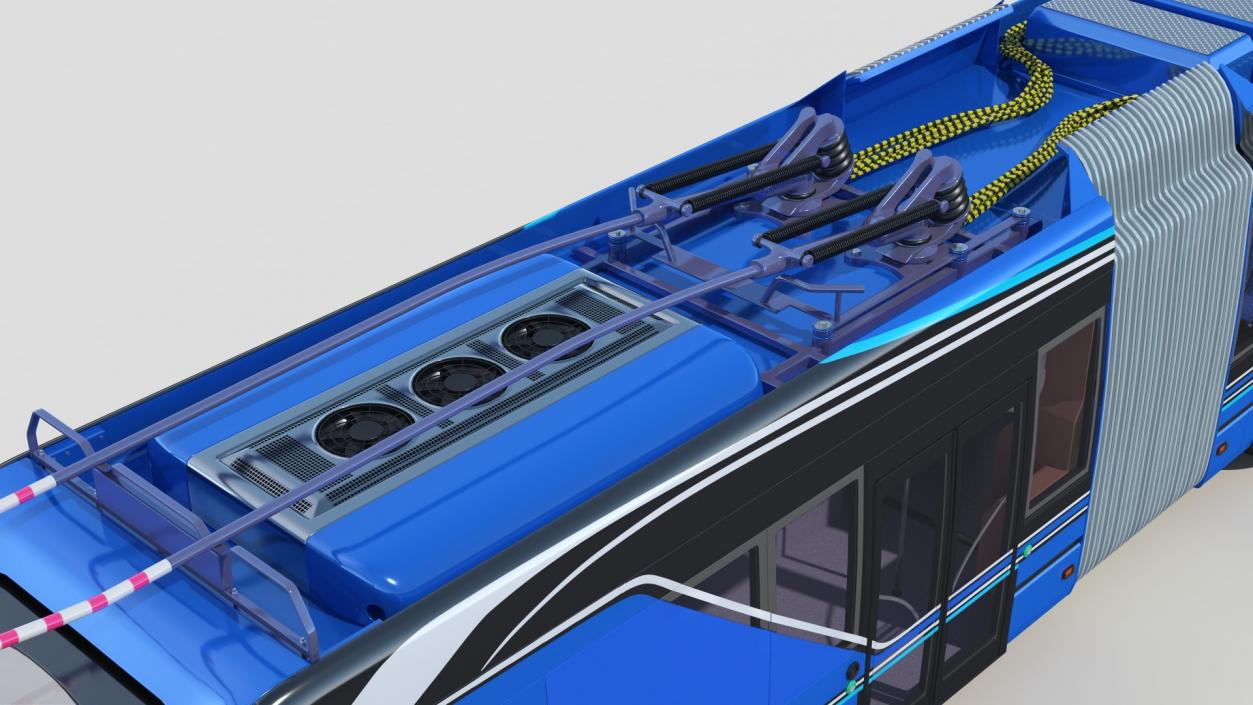 Iveco Crealis IMC Electric Trolleybus 3D