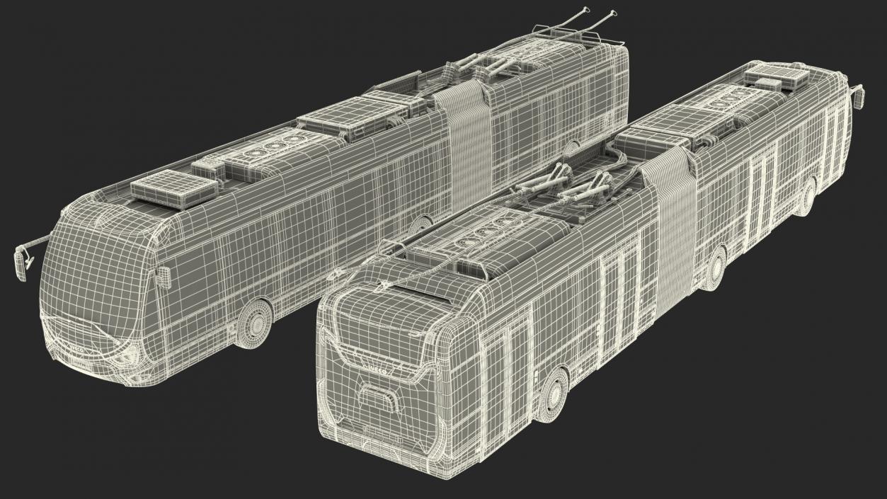 Iveco Crealis IMC Electric Trolleybus 3D