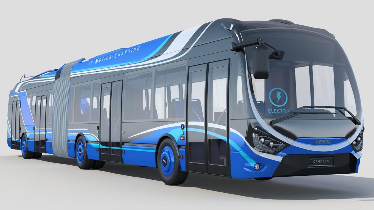 Iveco Crealis IMC Electric Trolleybus 3D