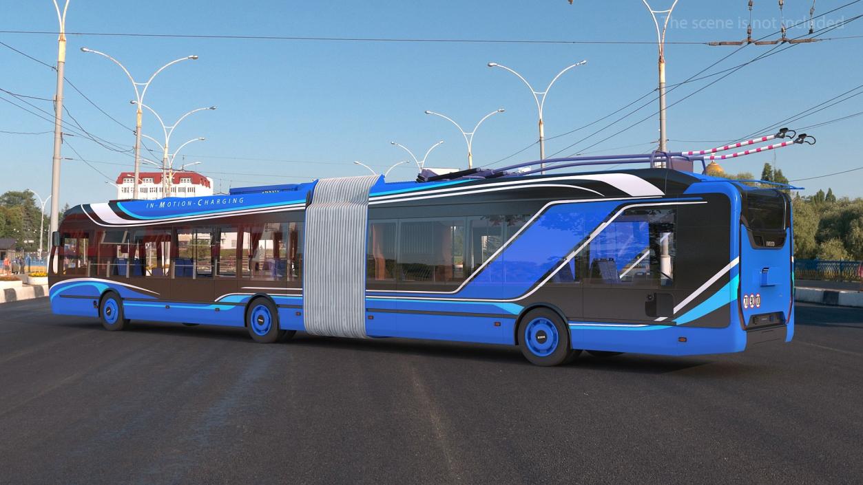 Iveco Crealis IMC Electric Trolleybus 3D