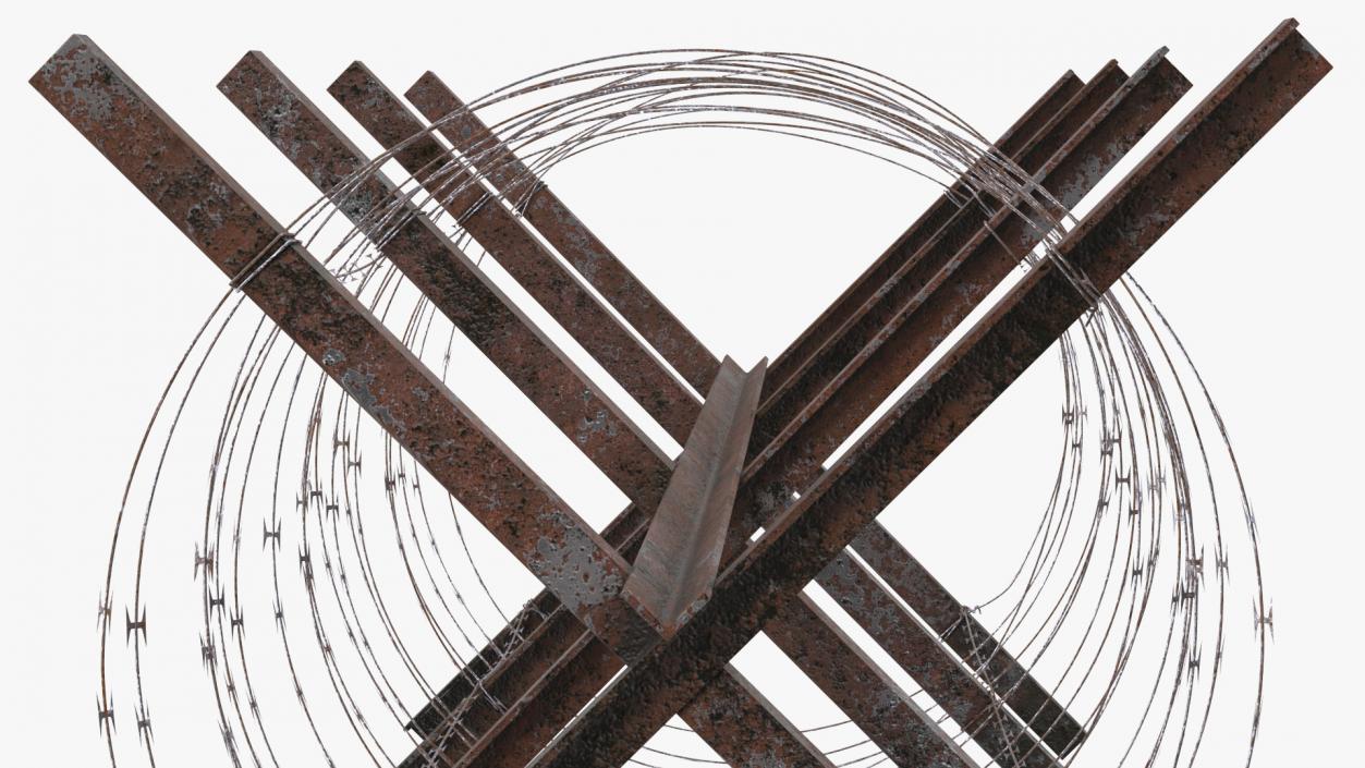 3D Concertina Razor Wire Coil Barrier Old model