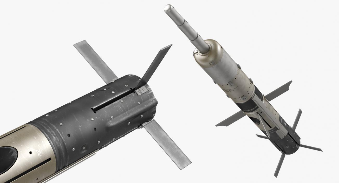 BGM 71E TOW Missile 3D model