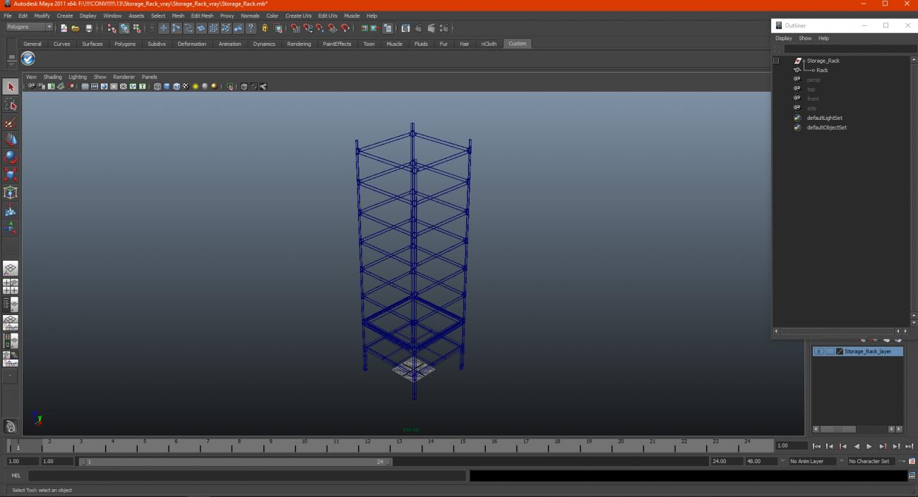 Storage Rack 3D