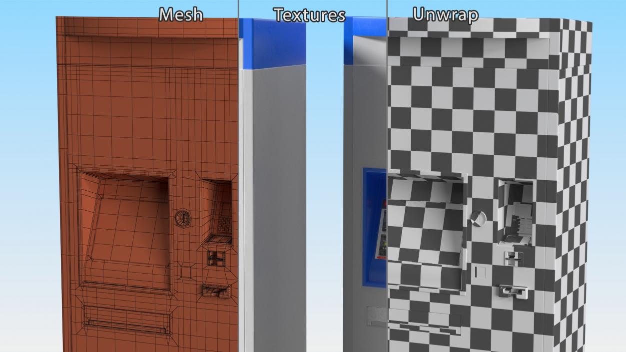 Self Service Ticket Machine 2 3D model