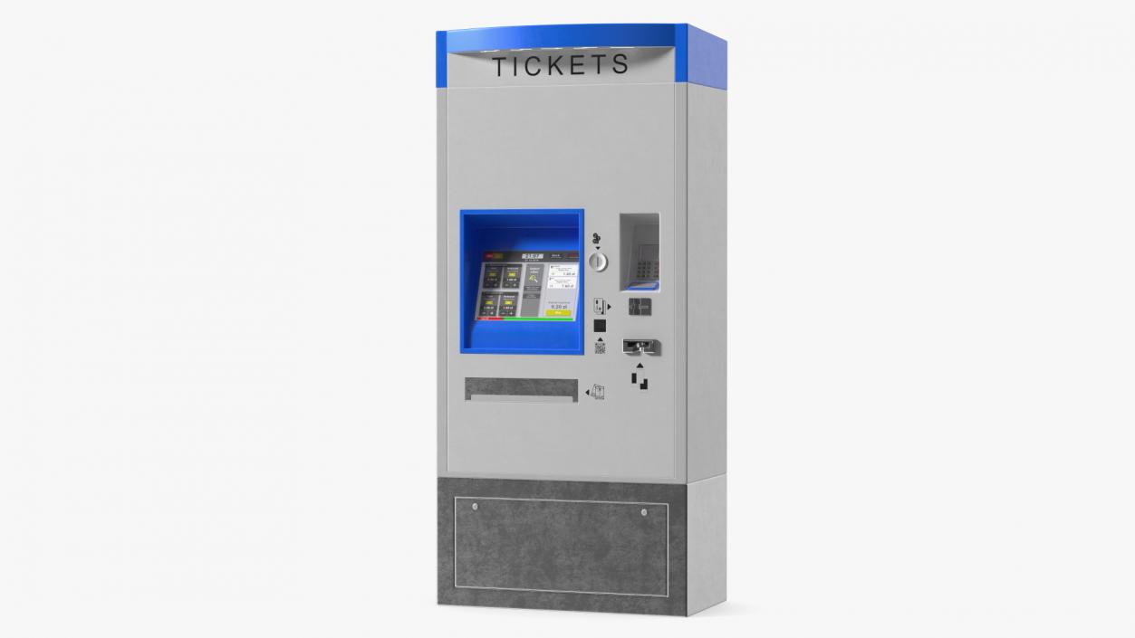 Self Service Ticket Machine 2 3D model