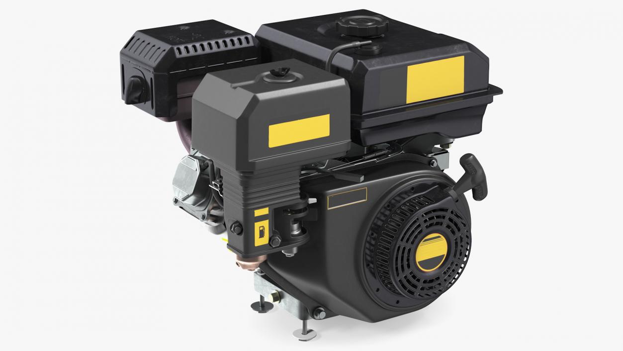 Horizontal Shaft Gas Engine 3D