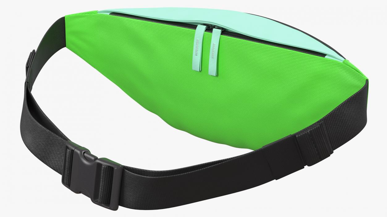 3D model Polyester Waist Bag Green