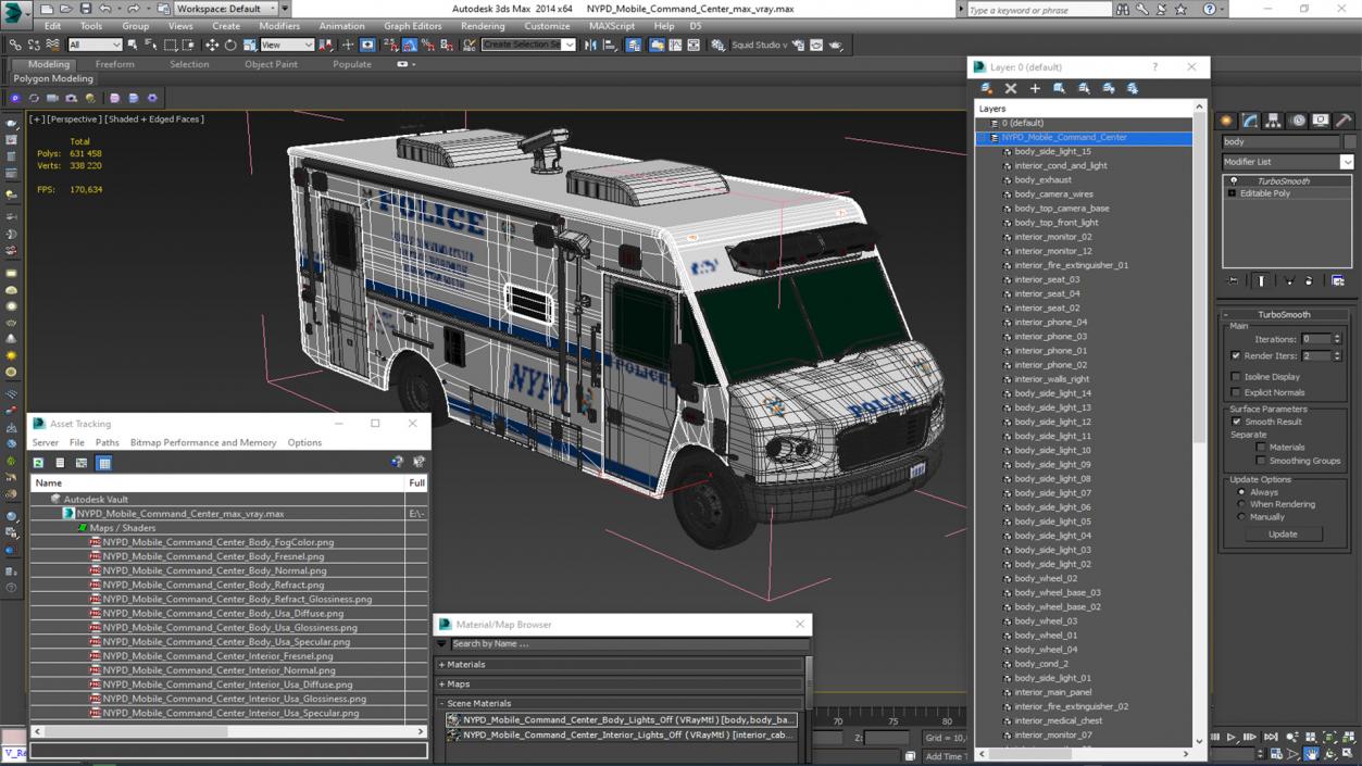 3D NYPD Mobile Command Center