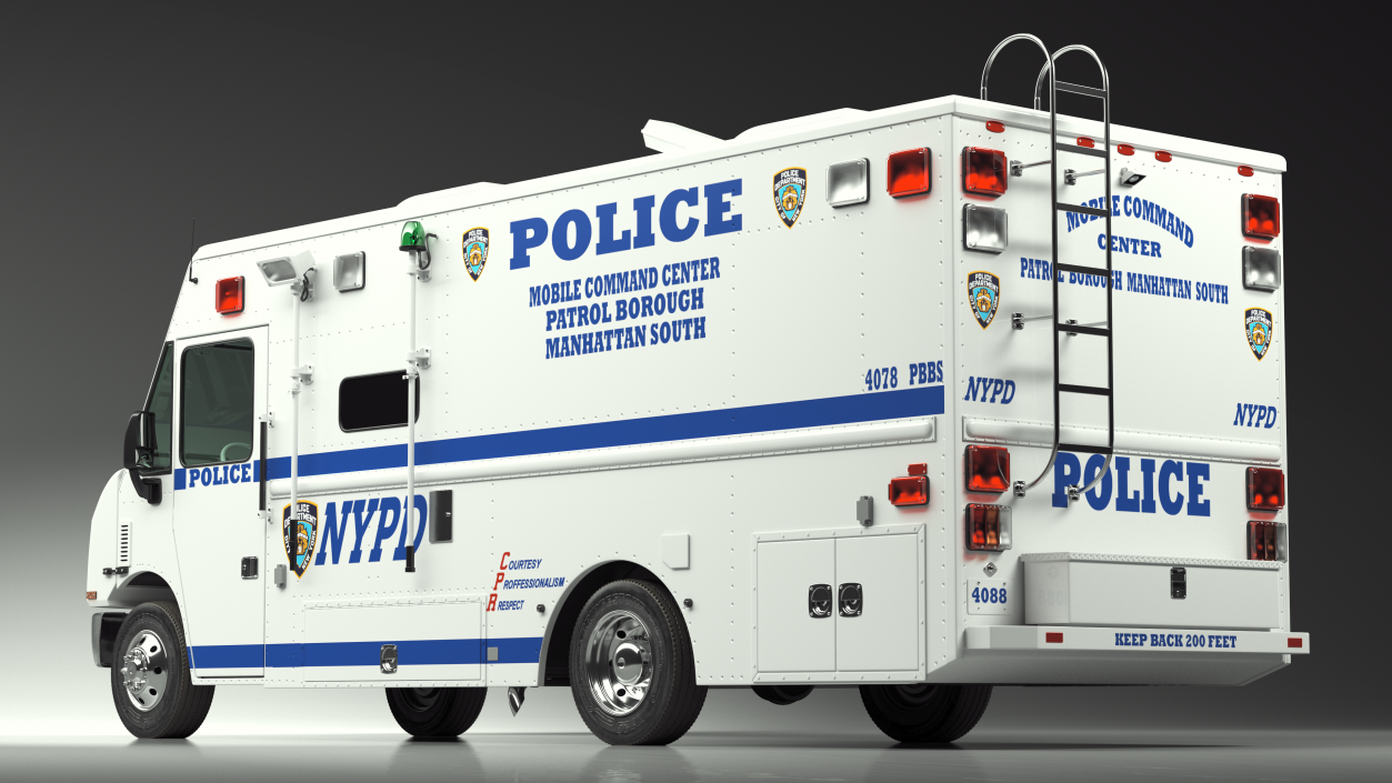 3D NYPD Mobile Command Center