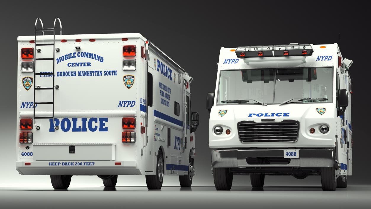 3D NYPD Mobile Command Center