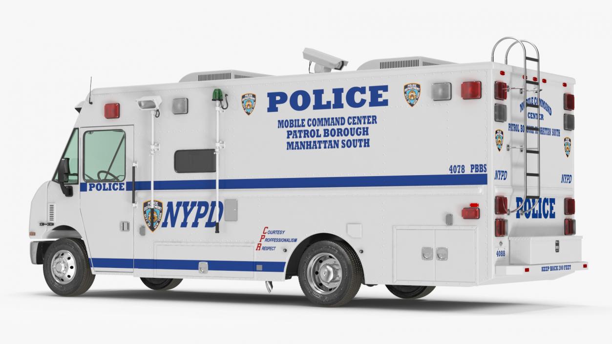 3D NYPD Mobile Command Center