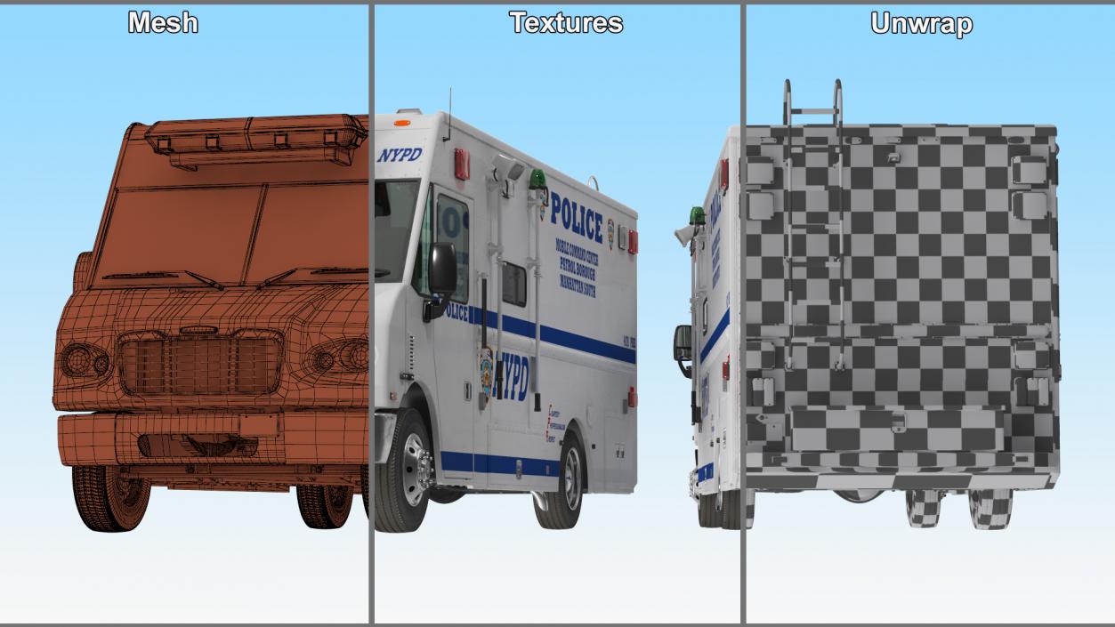 3D NYPD Mobile Command Center