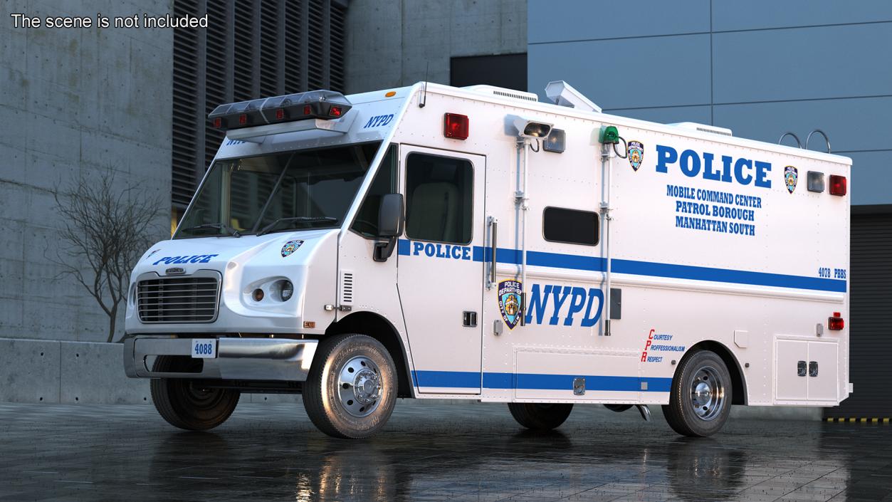 3D NYPD Mobile Command Center