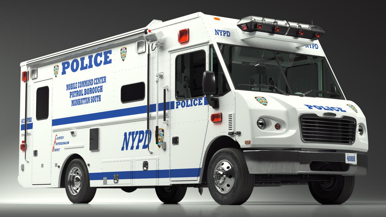 3D NYPD Mobile Command Center